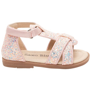 Σανδάλια με ιριδίζουσες πούλιες για κορίτσι 