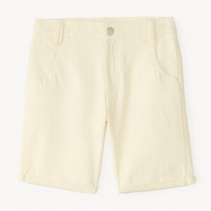 Βερμούδα από καμβά με υφή και ρίγες για αγόρι 
