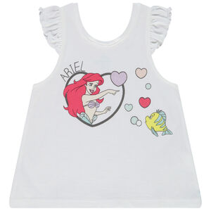 Μπλουζάκι αμάνικο από jersey print Ariel Disney για bebe κορίτσι  Main Μπλουζάκι αμάνικο από jersey print Ariel Disney για bebe κορίτσι