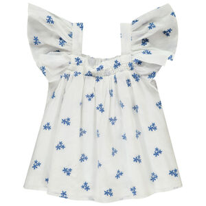 Τοπ πέπλου με floral σχέδιο για κορίτσι 