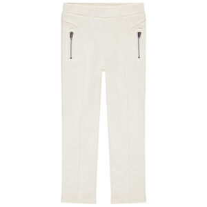 Jegging σε ύφασμα Milano με φερμουάρ για κορίτσι 