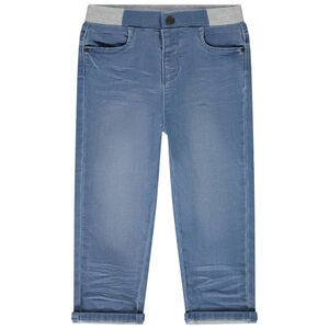 "Τζιν ίσιο με ελαστική μέση για μωρό αγόρι" 