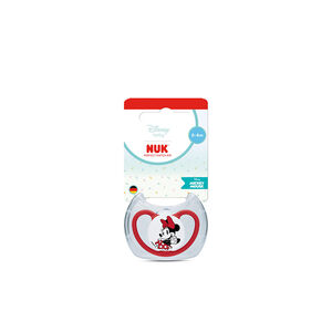 Πιπίλα Σιλικόνης Perfect Match Air Minnie 0-6m 1/Τεμ Με Θήκη Red Nuk  