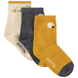 Lot de 3 paires de chaussettes fantaisie pour bébé garçon 