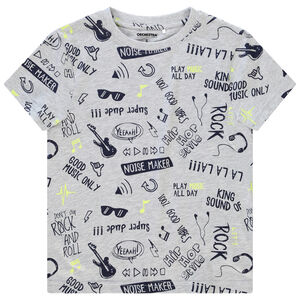 T-shirt βαμβακερό με σχέδιο για αγόρι Main T-shirt βαμβακερό με σχέδιο για αγόρι
