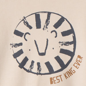 Φούτερ molleton oversize με φαντεζί τύπωμα για bebe αγόρι 