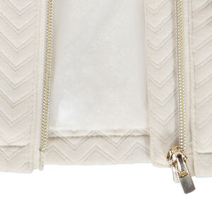 Ζακέτα molleton καπιτονέ zigzag για bebe κορίτσι 