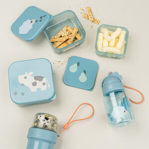 Δοχείο για Σνακ Tiny Farm Blue 3 Τεμ (240 ml, 370 ml, 540 ml)  Main Δοχείο για Σνακ Tiny Farm Blue 3 Τεμ (240 ml, 370 ml, 540 ml)