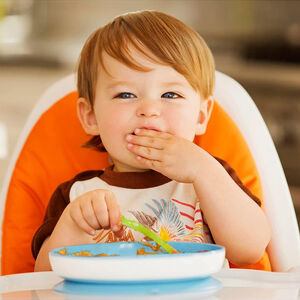 Πιατο Με Βεντουζα 6μ+ Σιελ/Πρασινο/Μωβ/Φουξια Munchkin 