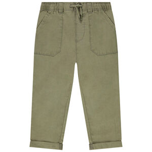 Παντελόνι μονόχρωμο υφασμάτινο για μωρό αγόρι 