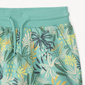 Σετ κοντομάνικο μπλουζάκι + σορτς με τυπωμένο ζούγκλα για αγόρι 