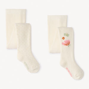Lot de collants épais doublés bouclettes pour bébé fille 