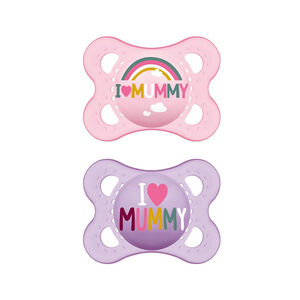 Πιπίλα Ι Love Mummy & Daddy Σιλικόνης 2-6 μηνών 