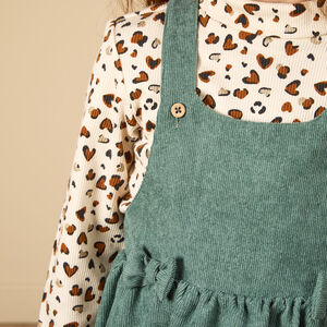 Αμάνικο κοντό φόρεμα σε βελουτέ ύφασμα για κορίτσι 