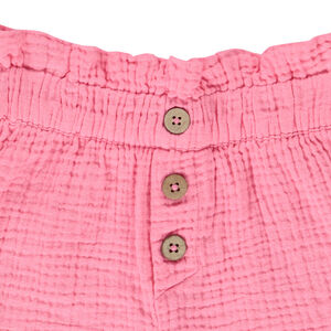 Σορτς από διπλή γάζα βαμβακιού overdye για κορίτσι 