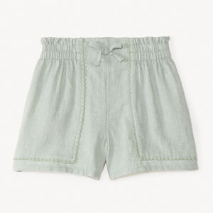 Σορτς από καμβά με φούντες για κορίτσι 