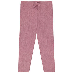 Καλσόν côtelé με φιόγκο για bébé κορίτσι 