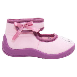 Παντοφλάκια με σήμα γάτα και σατέν φιόγκο 