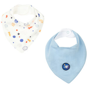 Σετ από 2 μαντήλια σιλικόνης με σχέδιο διαστημικού πνεύματος 