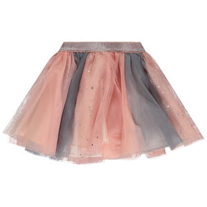 Φούστα skater από τούλι πολύχρωμη για bebe κορίτσι 