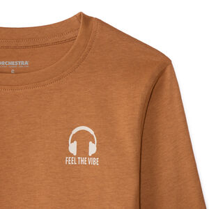 Σετ 3 μονόχρωμα μακρυμάνικα t-shirts για αγόρι από jersey 