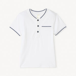 Πόλο κοντομάνικο με γιακά teddy για bebe αγόρι 