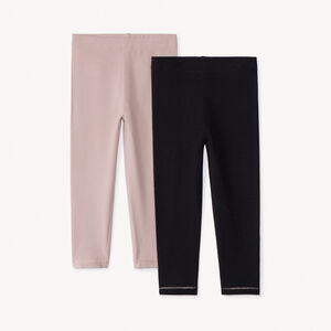 Σετ από 2 μακριά σλιπ μονόχρωμα για κορίτσι μωρό 