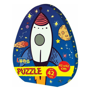 Παζλ Πύραυλος Luna Toys, 42 Τμχ. 42X42 Εκ. LUNA 
