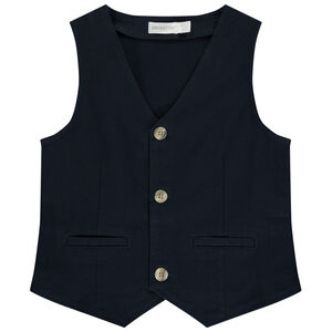 Γιλέκο σερβιτόρου υφασμάτινο με τσέπες για αγόρι 