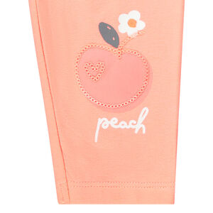 Κολάν με σχέδιο μήλο με παγιέτες για bebe κορίτσι 