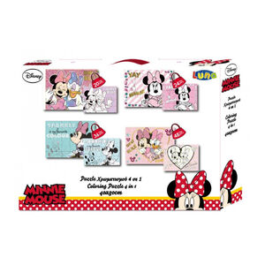 Παζλ 4 Σε 1 20-24-36-48Tem 30Χ40Εκ Minnie LUNA 
