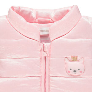 Μπουφάν αμάνικο irisée με animal κέντημα 