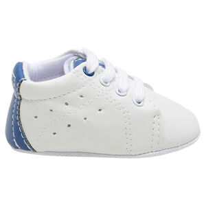 Αθλητικά παπούτσια χαμηλά από δέρμα με κορδόνια 