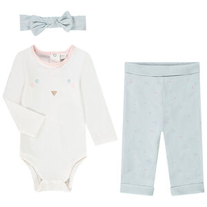 Σετ 3 τεμαχίων από jersey για bebe κορίτσι 