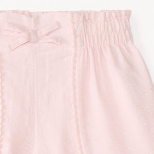 Σορτς από καμβά με φούντες για κορίτσι 