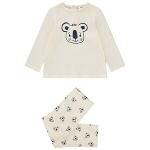 Pyjama 2 pièces effet nid d'abeille Koala pour bébé garçon 