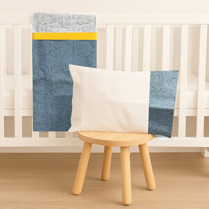 Σετ σεντόνια 3τμχ 70*140 Elephant Blue ABO 