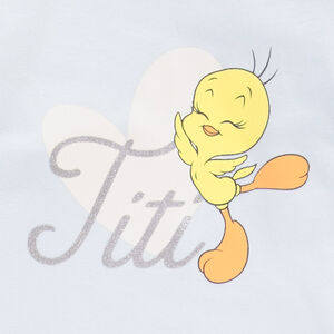 Pyjama 2 pièces manches longues print Titi pour fille 