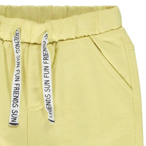 Βερμούδα en molleton μονόχρωμο για bebe αγόρι 