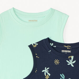 Σετ 2 φανελάκια με σχέδιο για αγόρια 