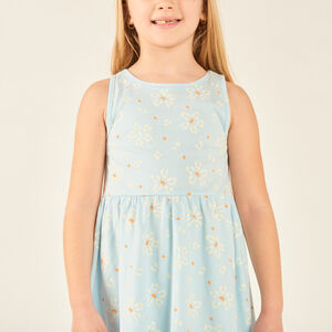 Φανταστικό εκτυπωμένο φανελάκι φόρεμα για κορίτσι 