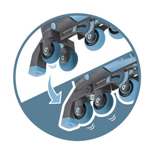 Πατίνια Globber Inline Skates 2 Σε 1 No 30-33, Χρώμα Ash Blue 