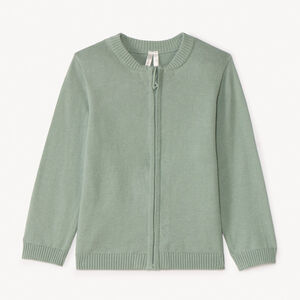 Γυμνός μπουφάν με φερμουάρ για μωρό αγόρι. 