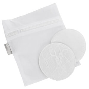 Σετ από 6 πλενόμενα επιθέματα θηλασμού σε δαντέλα + δίχτυ 