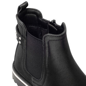 Μπότες με chunky σόλα και λουράκι με ραβδώσεις για κορίτσι 