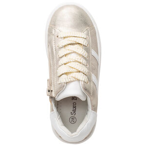 Αθλητικά παπούτσια χαμηλά ιριδίζοντα με υφή και λωρίδες 