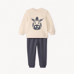 Ensemble sweat fantaisie + pantalon de jogging pour bébé garçon   Main Ensemble sweat fantaisie + pantalon de jogging pour bébé garçon