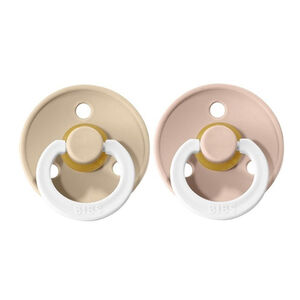 Bibs Πιπιλες Colour Round 2 Pack- Blush/Vanilla Glow No1 