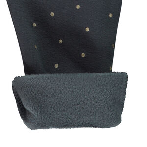 Φόρμα jogging από πλεκτό sherpa με πουά και γκλίτερ για κορίτσι μωρό 