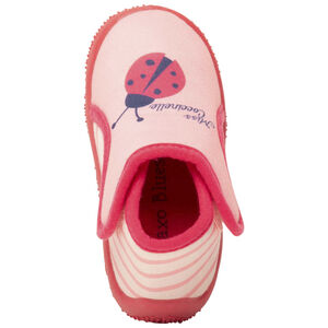 Βρεφικά παπουτσάκια μποτάκια print πασχαλίτσα με scratch για bebe κορίτσι 